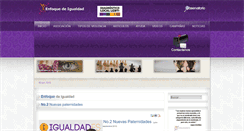 Desktop Screenshot of enfoquedeigualdad.org